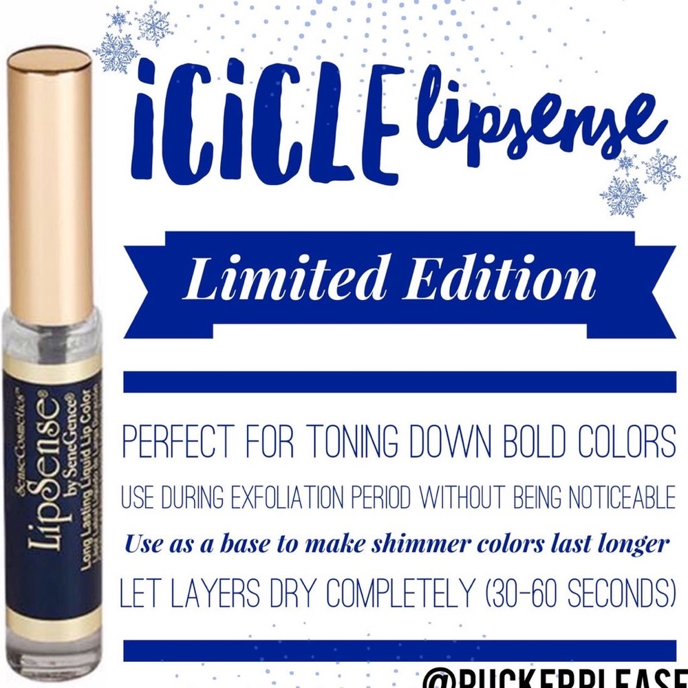 ☀️HP☀️ Lipsense by Sengence. Shade: Icicle. NWT. - Picture 3 of 4